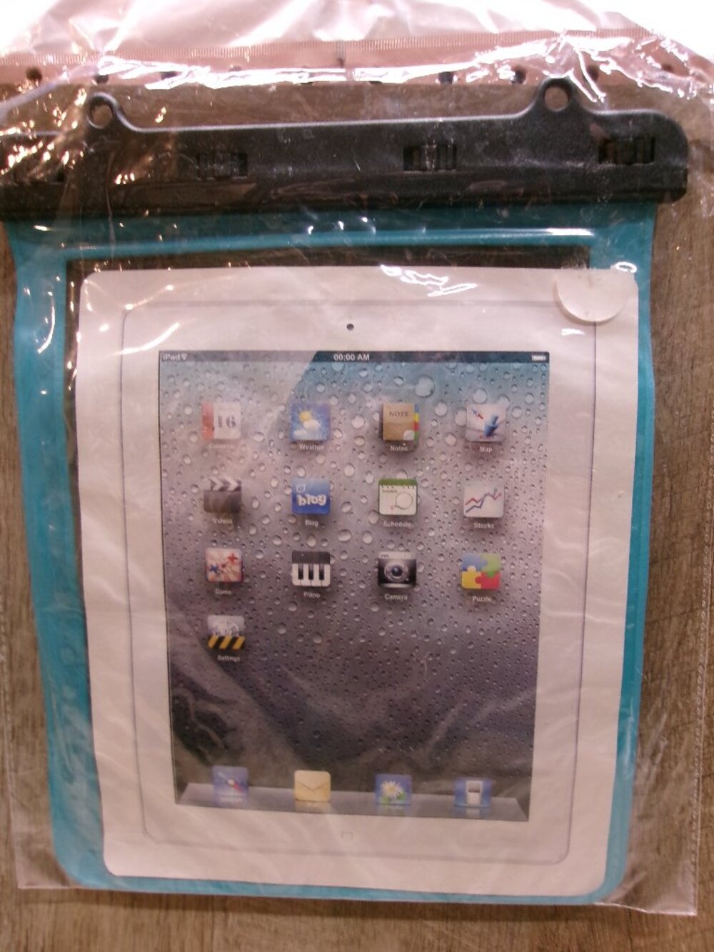Guangtu Waterproof Case – Underwater Bag for iPad up to 10.2", Blue, New